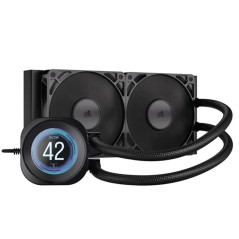 Kit refrigeracion liquida corsair nautilus rs lcd 240 2x 120mm negro