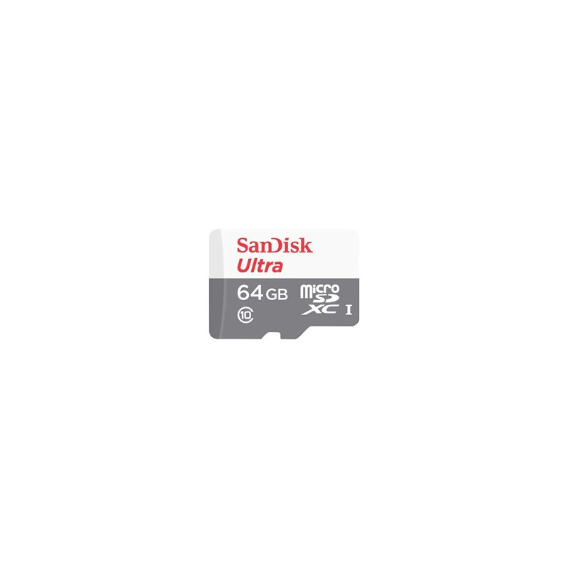 Tarjeta memoria micro secure digital sd hc + adaptador sandisk - 64gb - clase 10 - sdhc 100mb - s