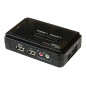 Conmutador kvm startech 2 puertos todo incluido