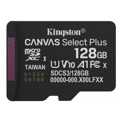 Tarjeta memoria micro secure digital sdxc 128gb kingston canvas select