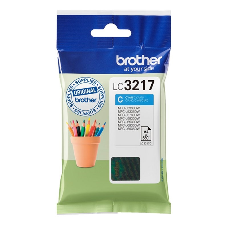 Brother Cartucho LC3217C Cyan Brother Cartucho LC3217C Cyan