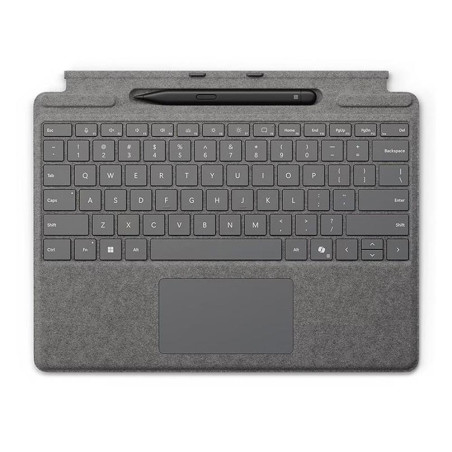 Teclado microsoft surface pro + pen platino