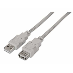 AISENS A101-0013 cable USB USB 2.0 1,8 m USB A Beige