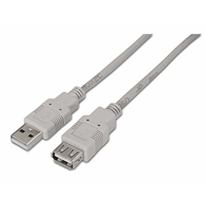 AISENS A101-0013 cable USB USB 2.0 1,8 m USB A Beige