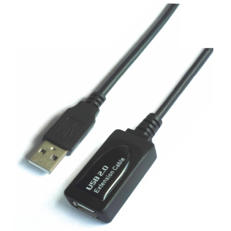 AISENS A101-0018 cable USB USB 2.0 5 m USB A Negro