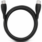 CABLE USB-C A USB-C 60W 2.0 3A 1 M NEGRO VENTION