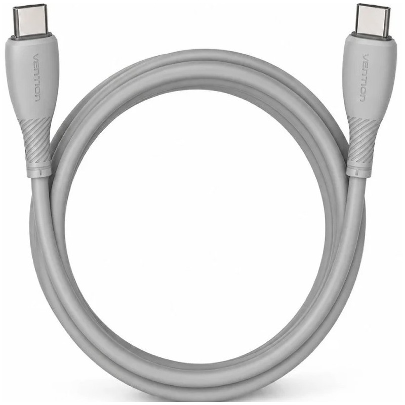 CABLE USB-C A USB-C 60W 2.0 3A 2 M GRIS VENTION