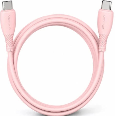 CABLE USB-C A USB-C 60W 2.0 3A 2 M ROSA VENTION