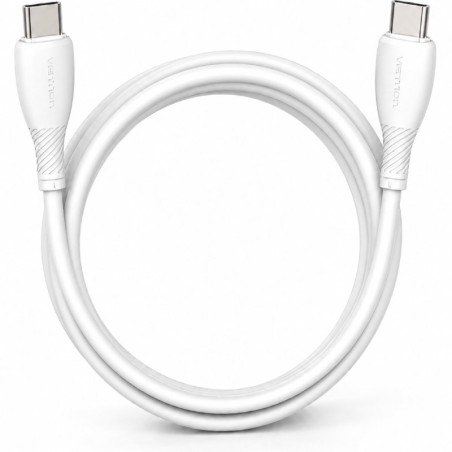 CABLE USB-C A USB-C 60W 2.0 3A 2 M BLANCO VENTION