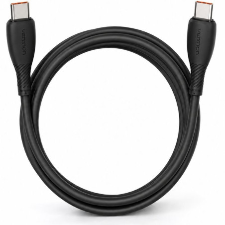 CABLE USB-C A USB-C 100W 2.0 3A 2 M NEGRO VENTION