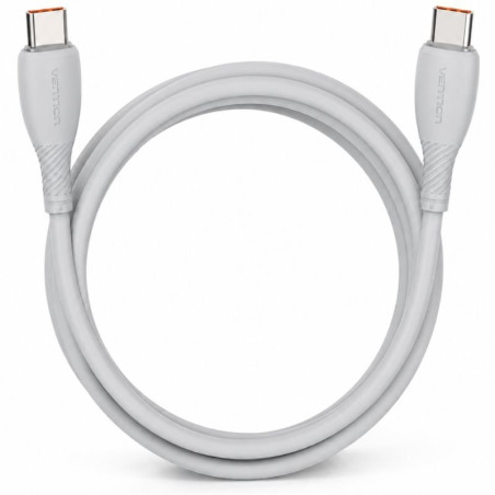 CABLE USB-C A USB-C 100W 2.0 3A 1 M GRIS VENTION