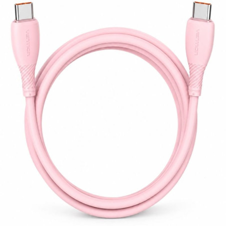 CABLE USB-C A USB-C 100W 2.0 3A 1 M ROSA VENTION