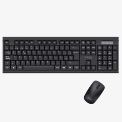 TECLADO + RATON OPTICO WIRELESS MX410 NEGRO APPROX