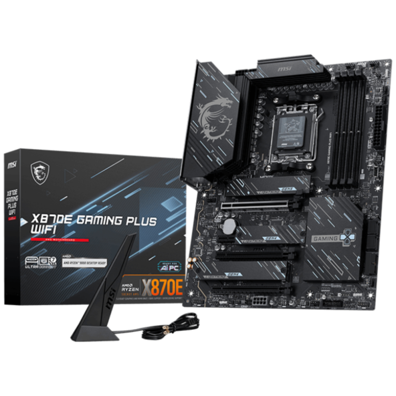 MSI X870E GAMING PLUS WIFI placa base AMD X870E Zócalo AM5 ATX