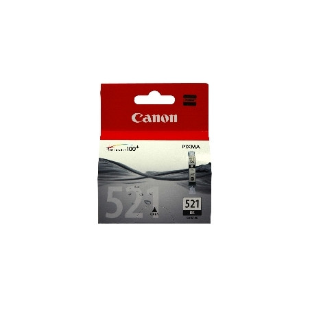 Cartucho tinta canon cli 521bk negro 9ml pixma 3600 - 4600 - 4700 - mp
