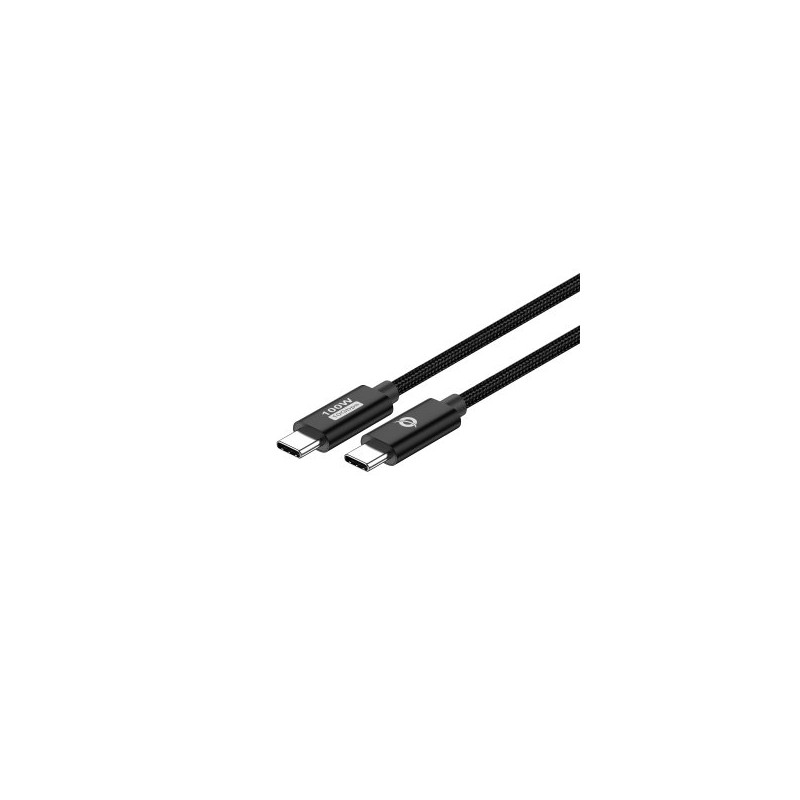 Cable usb - c conceptronic macho - macho 1.2m usb 3.2 gen 2 100w 20v 5a 10gbps e - mark