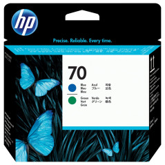 Cabezal impresion hp 70 c9408a azul y verde z2100 - z3100 - z3200
