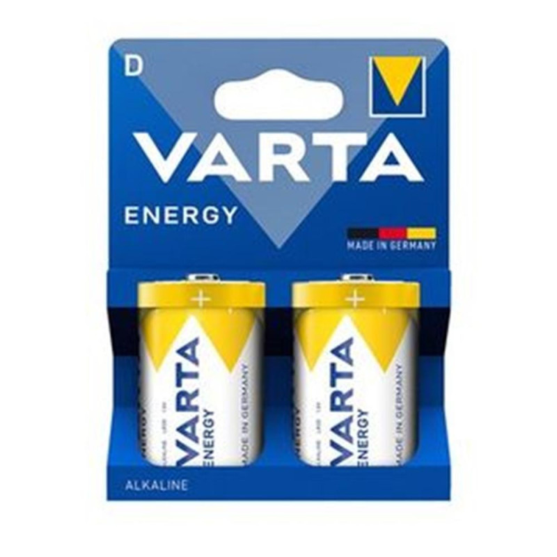 Blister pilas varta alcalinas energy lr20 d - 2 pilas