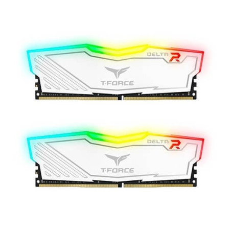 Memoria ram ddr4 16gb 2x8gb 3200mhz teamgroup delta blanco - t - force