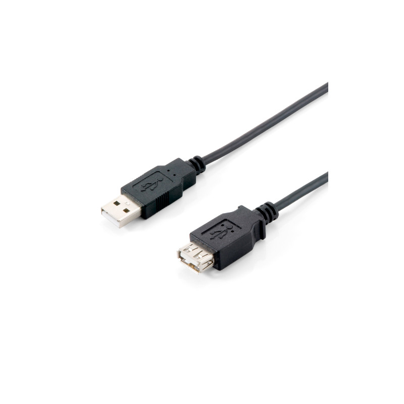Cable equip alargo usb 2.0 tipo a macho - hembra 1.8m