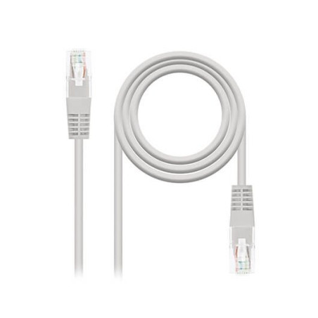 Latiguillo cable red utp cat5e rj45 nanocable 15m - macho - macho - gr