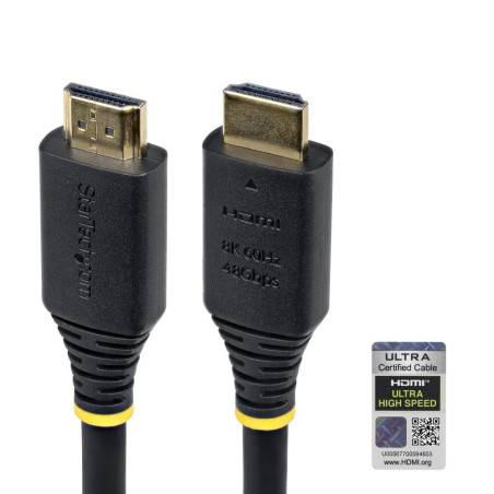 Cable hdmi 8k startech 4m - macho - macho - negro
