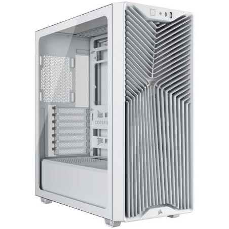 Caja ordenador gaming corsair 3200d rs atx cristal templado blanca