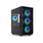 Caja ordenador gaming tooq tqgcc901 - b seizure micro atx argb