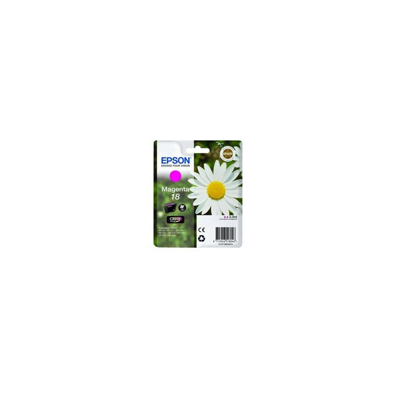 Cartucho tinta epson t180340 magenta xp - 102 - 205 - 305 - 405 - 30 - margarita