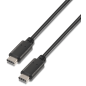 AISENS A107-0057 cable USB USB 2.0 2 m USB C Negro