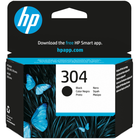HP Cartucho de tinta Original 304 negro