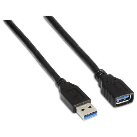 AISENS A105-0042 cable USB USB 3.2 Gen 1 (3.1 Gen 1) 2 m USB A Negro