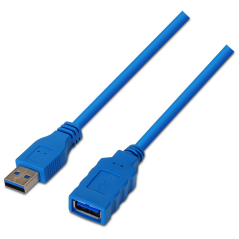 AISENS A105-0046 cable USB USB 3.2 Gen 1 (3.1 Gen 1) 2 m USB A Azul