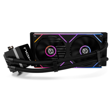 NOX Hummer M-240 LCD|Kit RL Magnético ARGB Negro