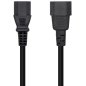 AISENS Cable Alimentación CPU, C13/H-C14/M, Negro, 3.0m