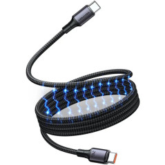 CABLE USB-C A USB-C 5A 240W MAGNETICO 1.5 M NEGRO VENTION