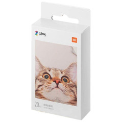 Papel fotografico xiaomi mi portable photo printer paper 5x73cm 20 hoj