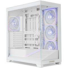 NOX Hummer BLADE, Torre ATX, ARGB, Ultra Airflow, Blanco