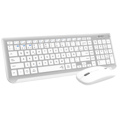 SUBBLIM Teclado con Ratón Bluetooth + 2.4G Combo Dual Prestige Extendi