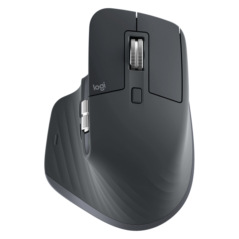 Logitech MX Master 3S, ratón inalámbrico de alto rendimiento con desplazamiento ultrarrápido, Ergo, 8000 DPI, seguimiento sobre 