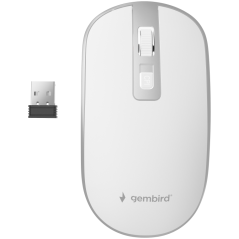 Gembird MUSW-4B-06-WS ratón Oficina Ambidextro RF inalámbrico Óptico 1