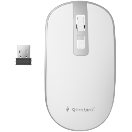 Gembird MUSW-4B-06-WS ratón Oficina Ambidextro RF inalámbrico Óptico 1