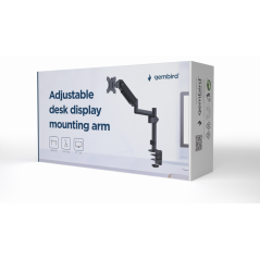 Gembird MA-DA1P-01 soporte para monitor 81,3 cm (32) Escritorio Negro