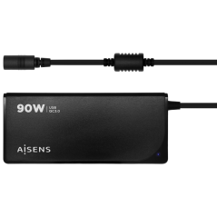 AISENS ASLC-90WAUTO-BK adaptador e inversor de corriente Interior 90 W