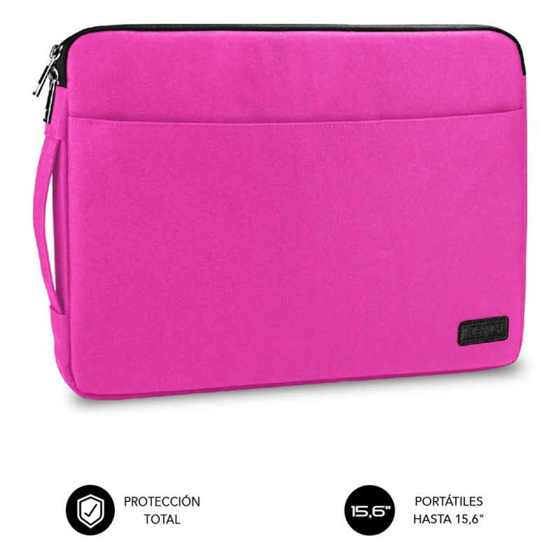 SUBBLIM Funda Ordenador Urban Laptop Sleeve 15,6 Pink