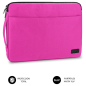SUBBLIM Funda Ordenador Urban Laptop Sleeve 15,6 Pink