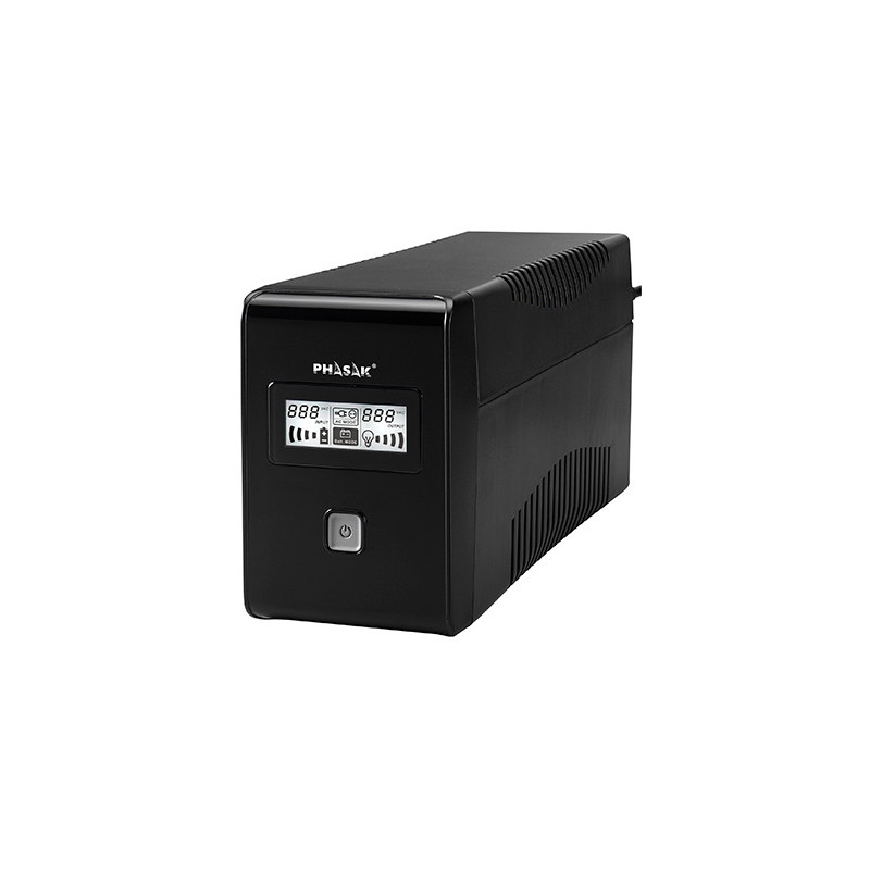 Sai ups phasak 650va interactive avr 2xschuko ph 9465 0.65kva