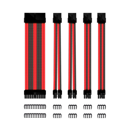 Kit de extension phoenix cables fuente de alimentacion 30cm 24 pines -