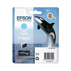 Cartucho tinta epson t760540 cian claro supercolor p600sc - p600 - orc
