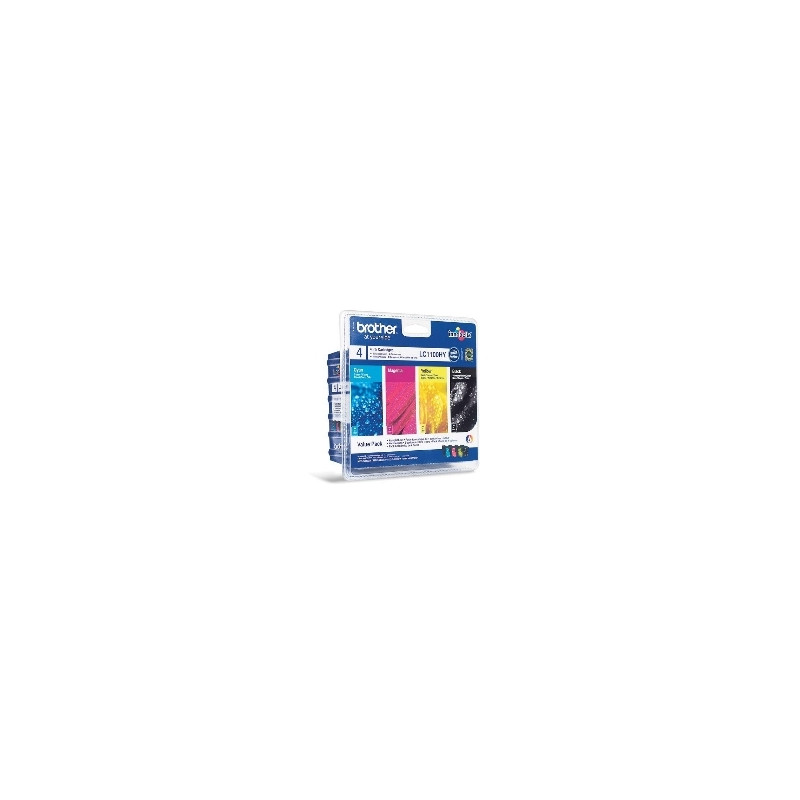 Multipack brother lc1100valbp mfc5890cn - dcp6690cw - mfc6490cw - mfc6890cdw